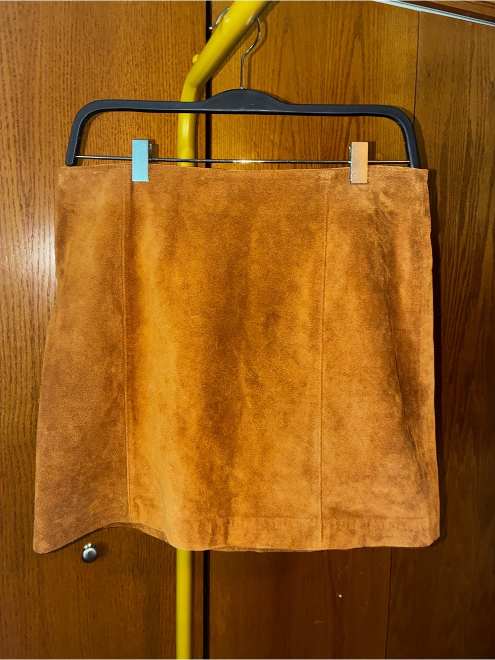 Old Navy Rust Brown Suede Mini Skirt